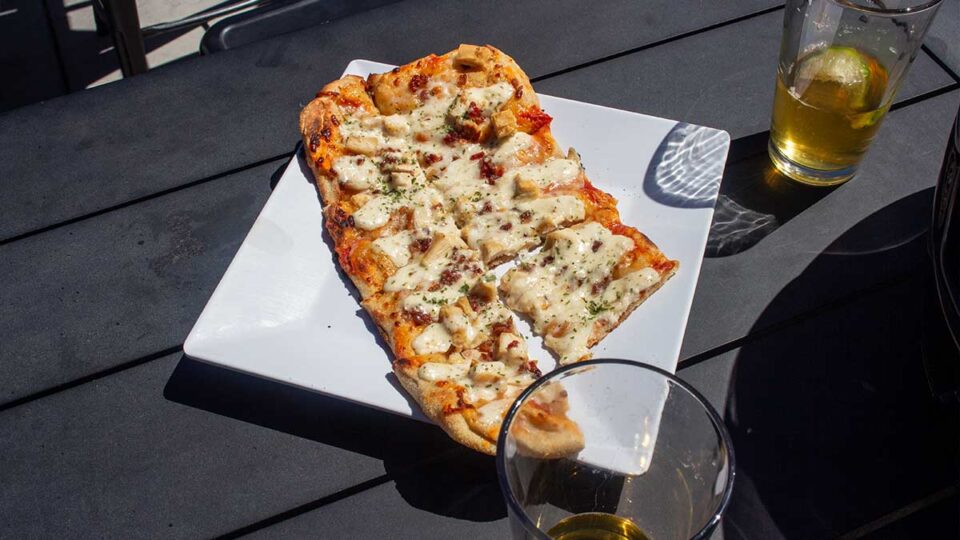 Flatbread at Bristlecone Bar Lee Canyon