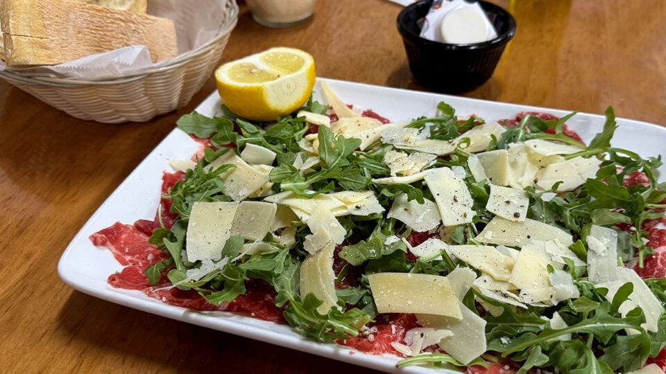 Carpaccio at Roma Restaurant and Deli