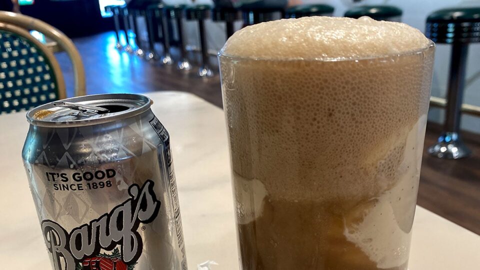 Root beer Float at the Ice Cream Parlor at The Ranch