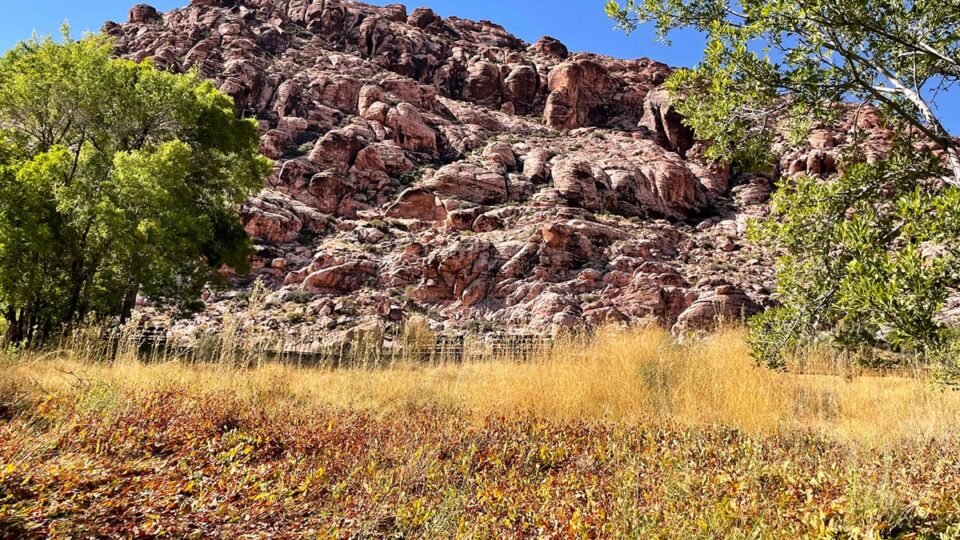 Beautiful Rock Structure at Calico Basin