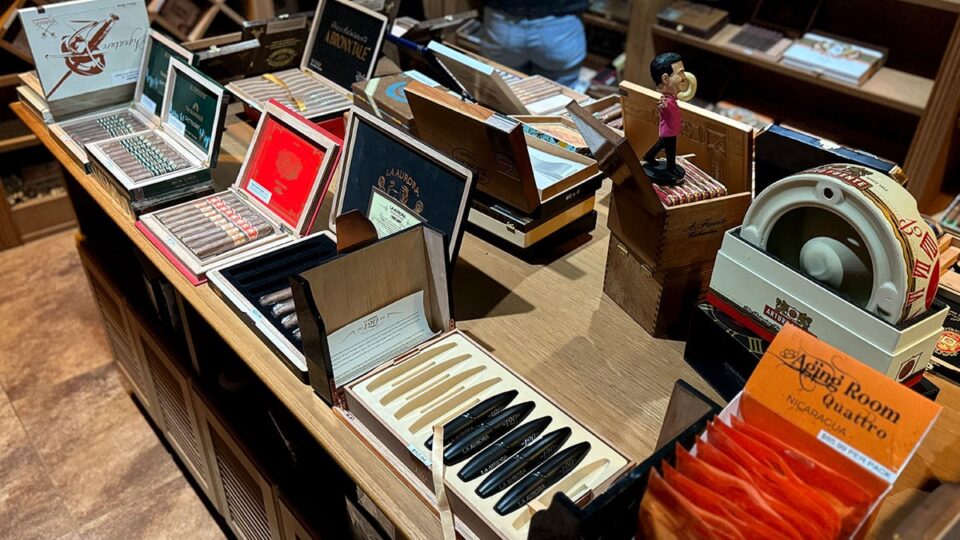 A Huge selection of cigars at La Casa