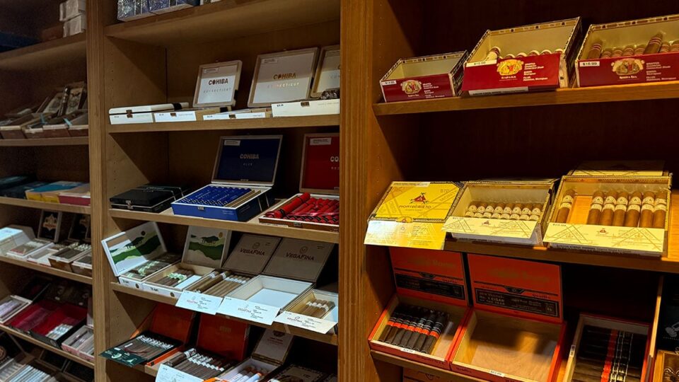 Wide variety of cigars to choose from