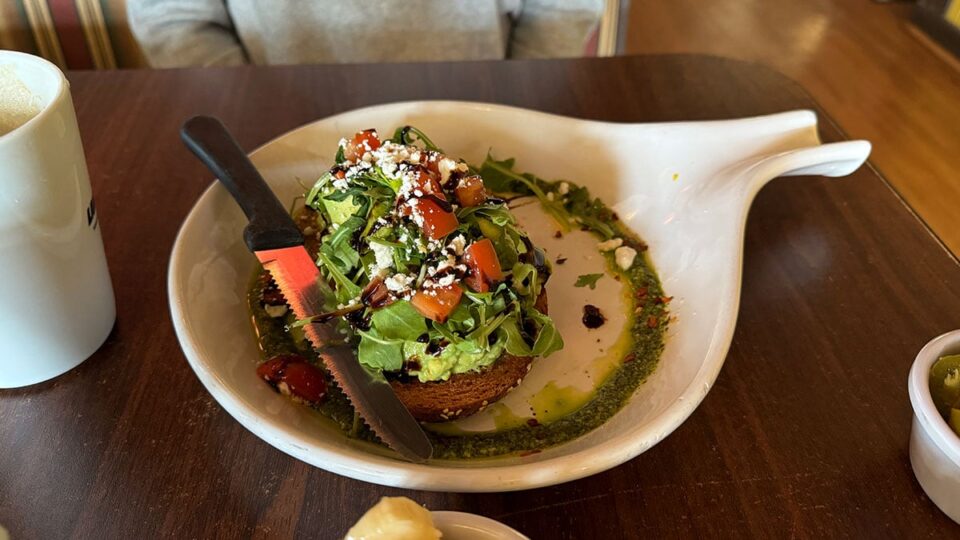 Avocado Toast with Fresh vegetables