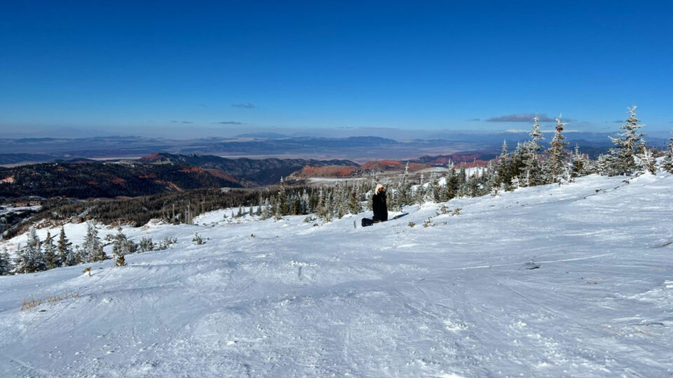 Chasing Powder at Brian Head Resort