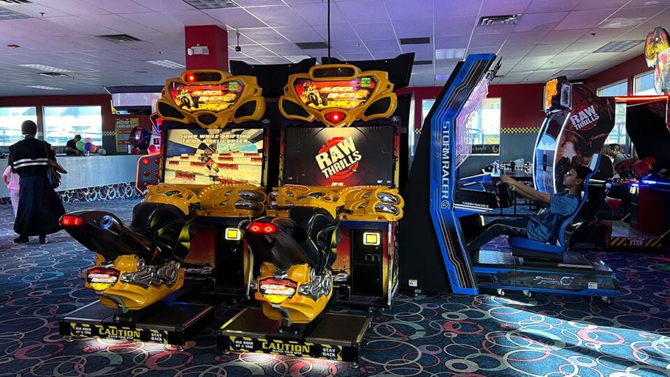 Entering the Main Floor and Arcade at Las Vegas Mini Grand Prix