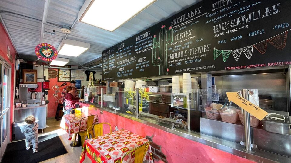 Inside Kitchen at Pinches Tacos