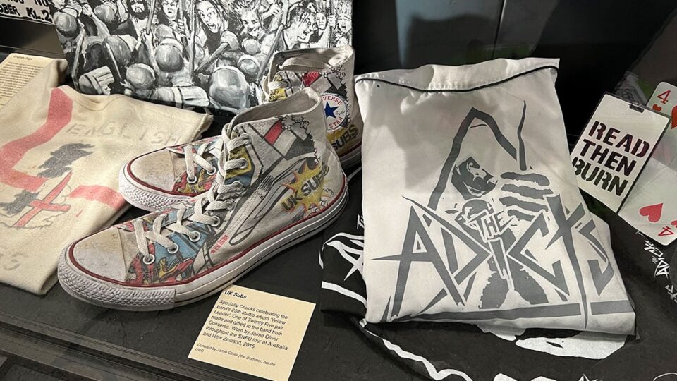 Shoes and Shirts Worn By The UK Subs and The Adicts