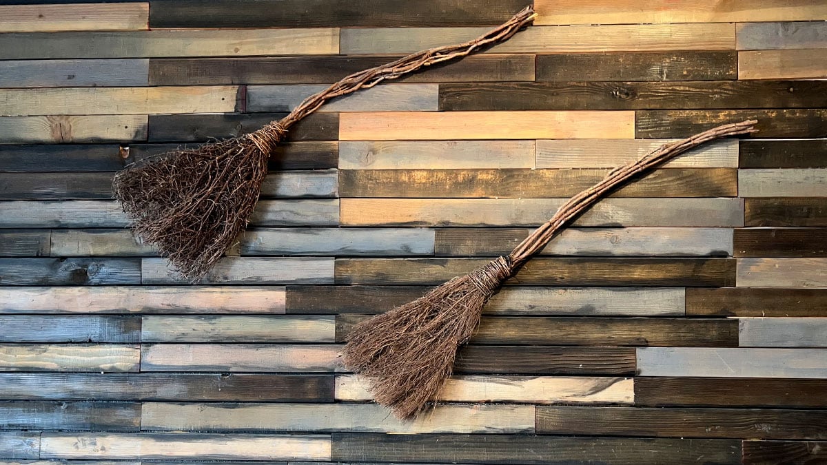 Witch Broom Sticks at Bad Owl Coffee