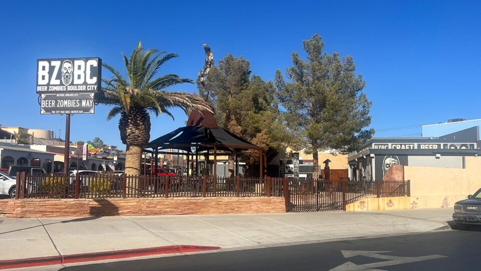 Exterior of Beer Zombies in downtown Boulder City