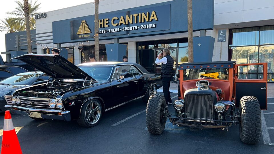 Chevy Impala SS and Rat Rod at Gears & Grinds Vegas