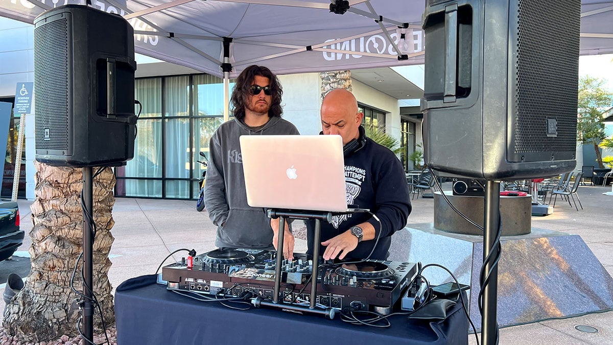 DJ at Gears & Grinds Vegas