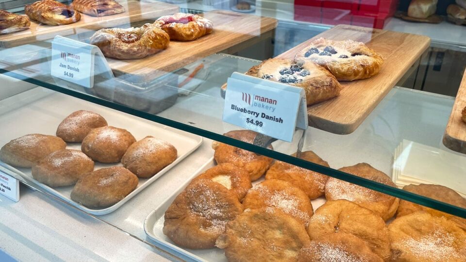 Danish Pastrieas from Manan Bakery