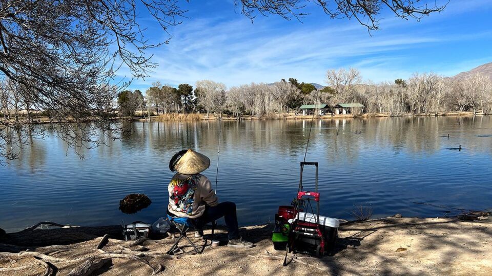 Fishing at Floyd Lamb Park