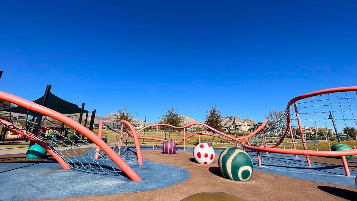 Fun Playground Area at Fox Hill Park