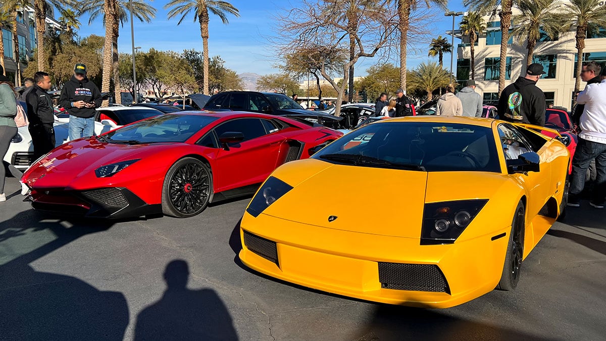 Lamborghini Murcielago and Aventador