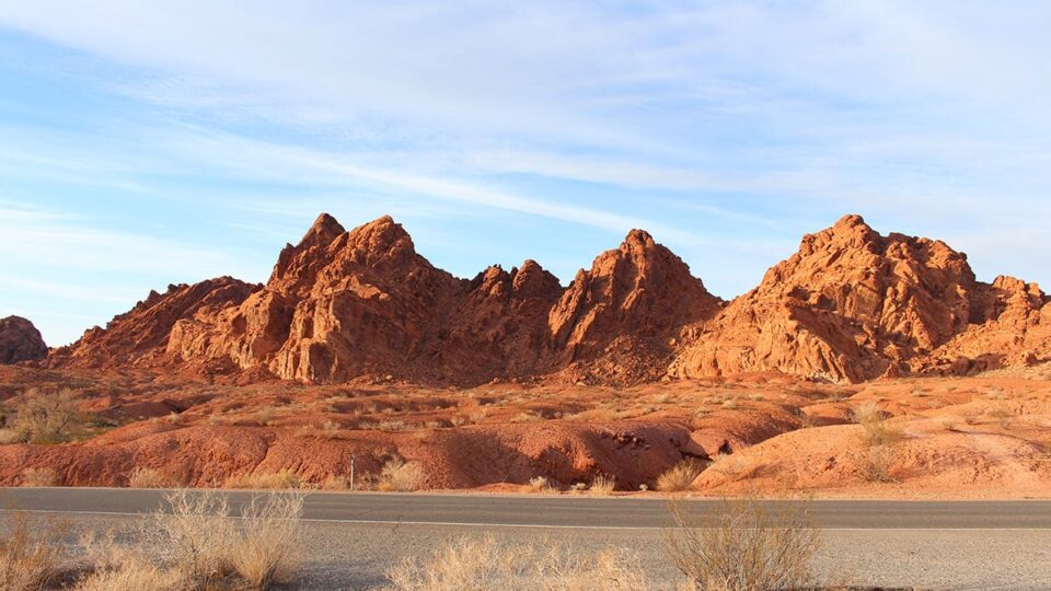 Scenic Mountains at Valley of Fire