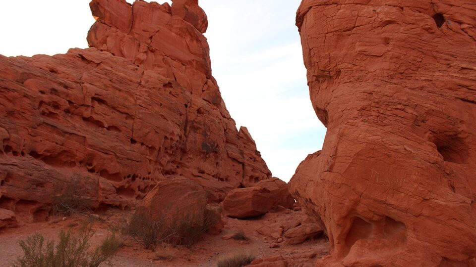 Valley of Fire Canyon Pillars
