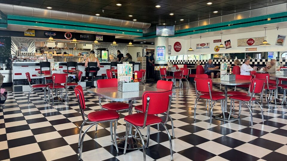 Inside view of Mustang Sally's Diner in Henderson, NV