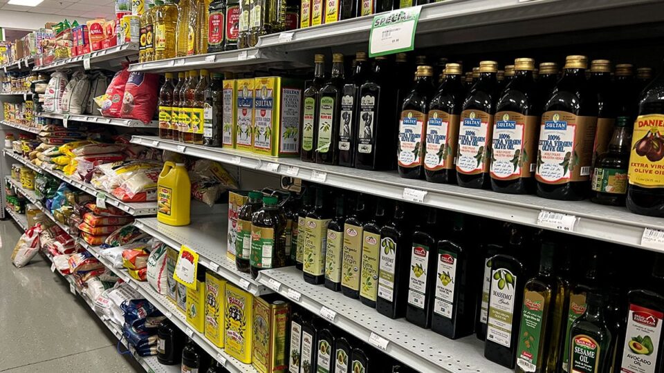 Olive Oils and Cooking Oils at Sunrise Mediterranean Market