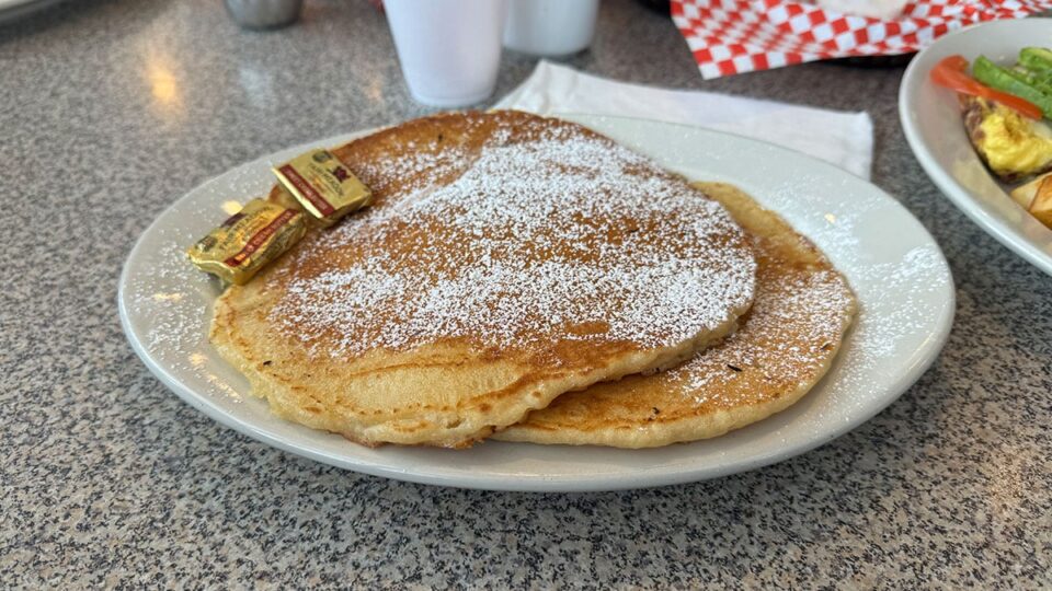 Pancakes with Butter and Syrup