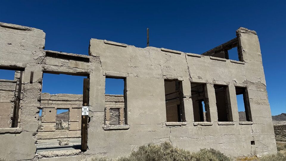 Rhyolite School Building
