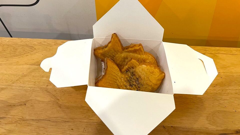 Taiyaki with Red Bean Paste and Nutella