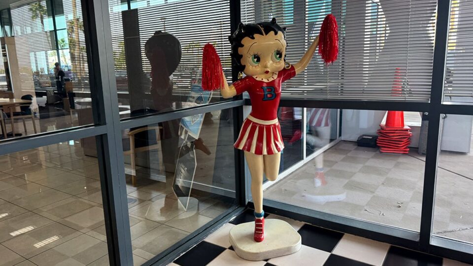 Who if not Betty Boop to represent the era