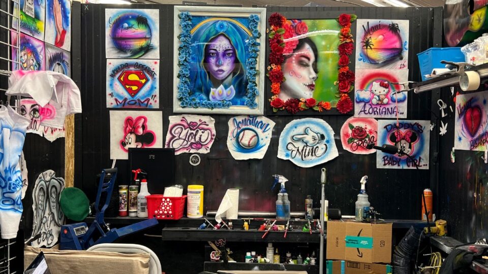 Airbrush Art from Charleston Indoor Swapmeet