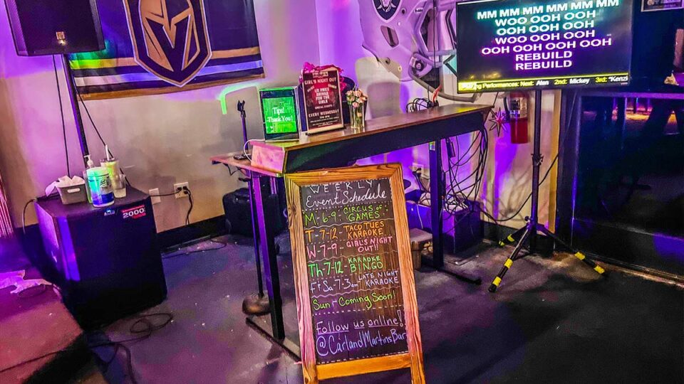 Event Schedule at Carl & Martin's Bar