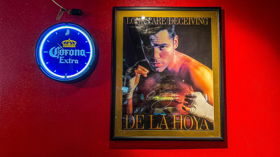 Oscar De La Hoya Signed Poster