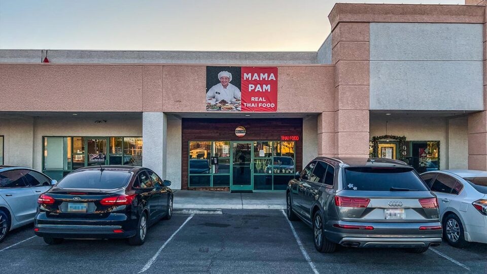Outside of Mama Pam Real Thai Food