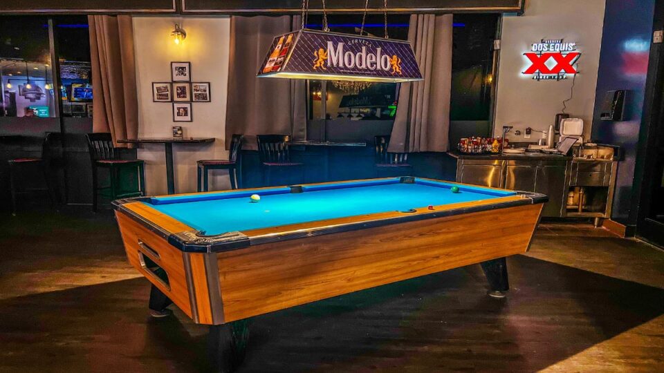 Pool Table at Carl & Martin's