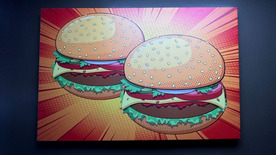 R Burgers Wall Decoration