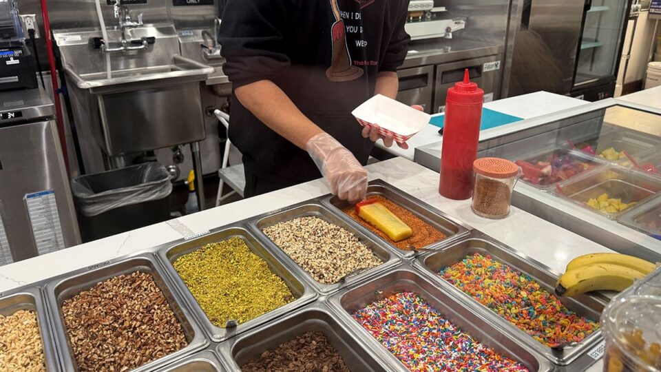Topping Station at The Paleta Bar