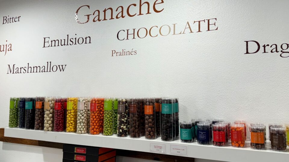 Variety of hand-made chocolates