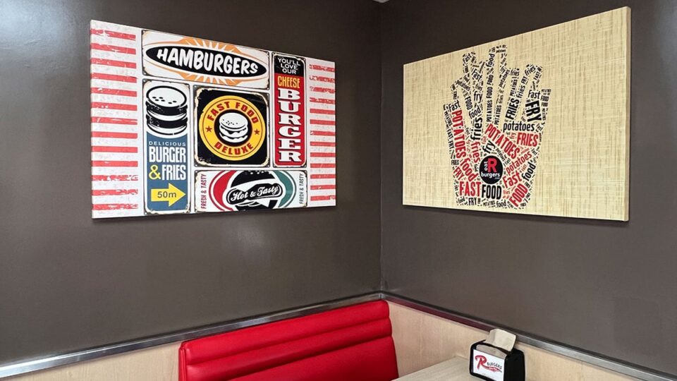 Wall Decoration at R Burgers