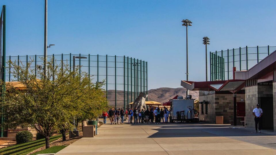 Sports fields at Mountain’s Edge Regional Park