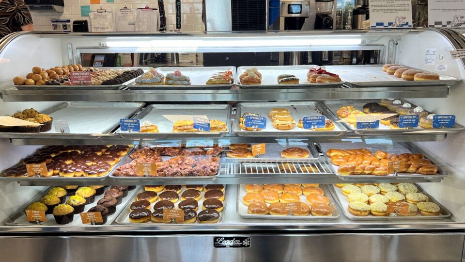 Glass Case From Carl's Donuts