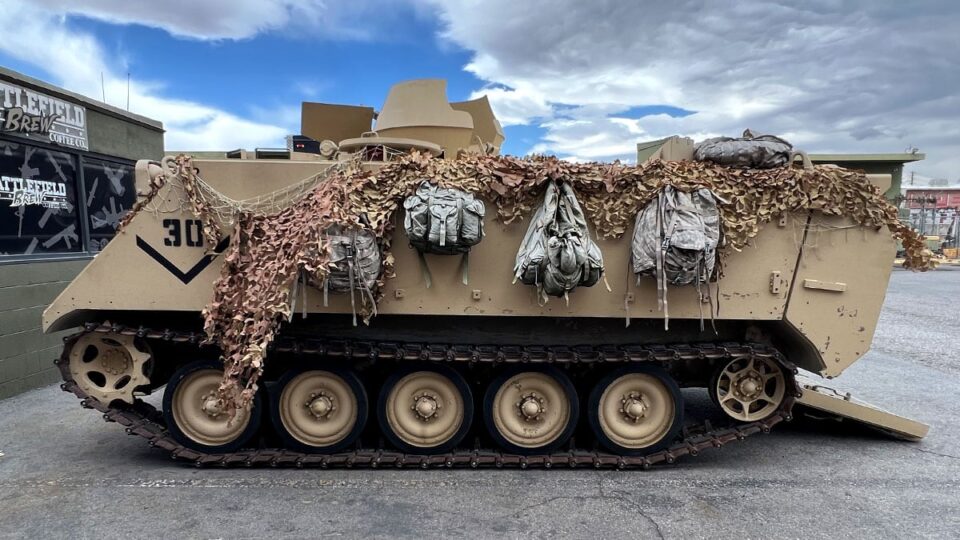 M113 armored personnel carrier at Battlefield Vegas