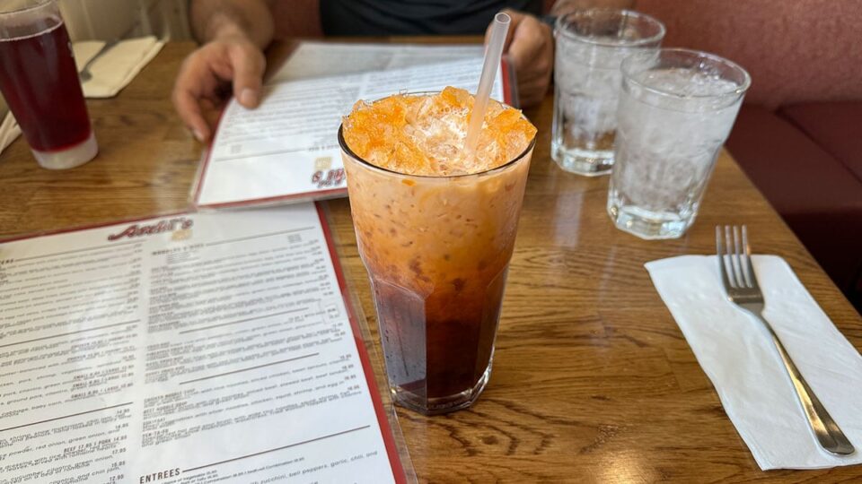 Rich and smooth Thai Tea
