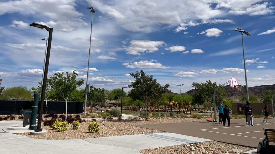 Walking area at Stonebridge Park