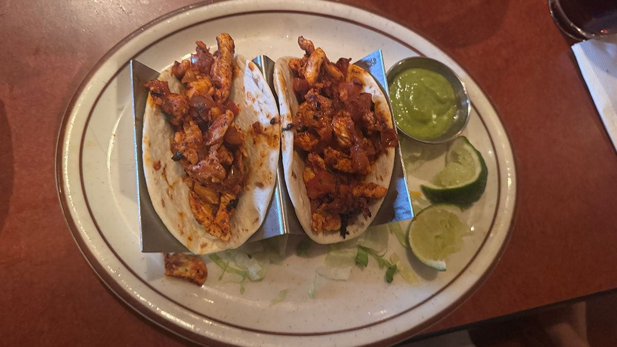 chicken tacos