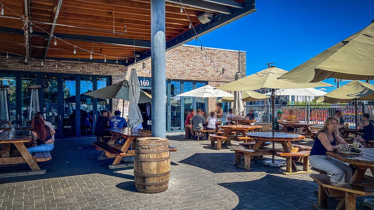 large outdoor seating patio nbw