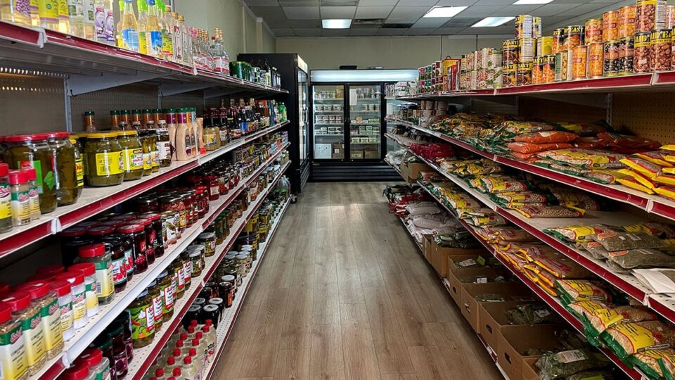 Aisles at Noosh Bakery
