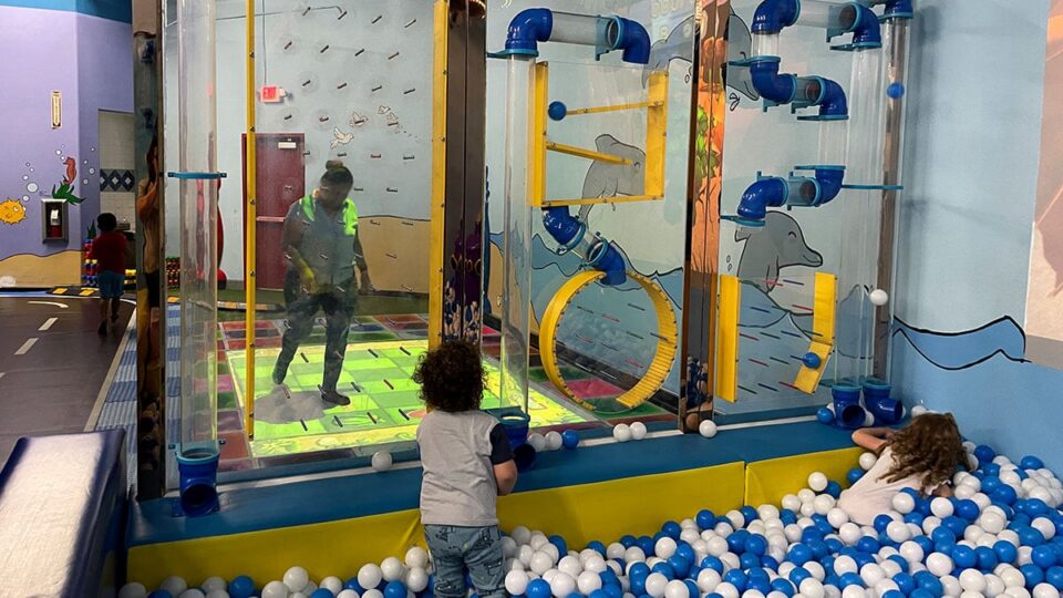 Ball Pit and Games at Wally Wombats