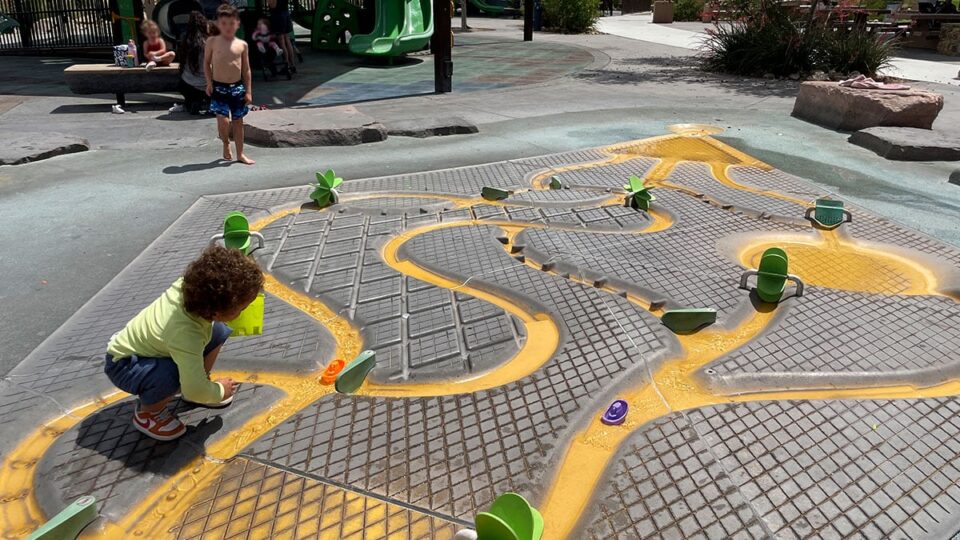Interactive Play Area at Cougar Creek Park