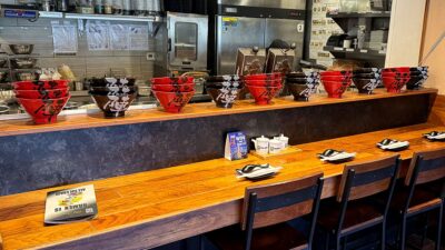 Jinya Ramen Bar - Open Kitchen and bar style seating option