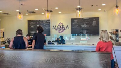 Mora Iced Creamery Serving Scoops of Magic
