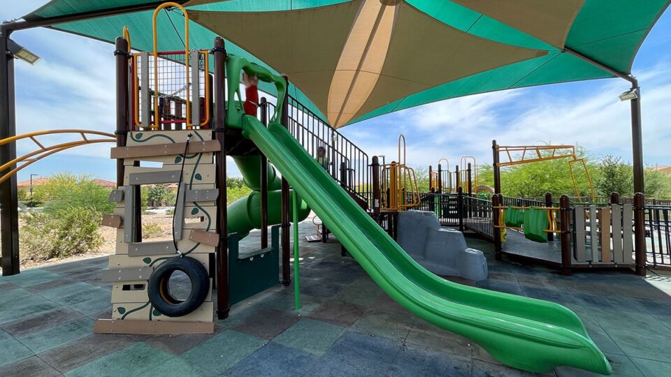 Slide at Cougar Creek Park