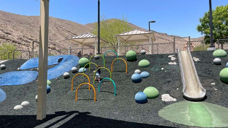 Slides at Trigono Hills Park